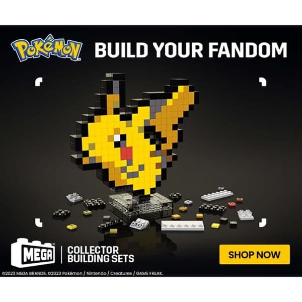 MEGA-Pokémon-Pikachu-Retro bygglåda 400 stycken - MEGA Pokémon - HTH74