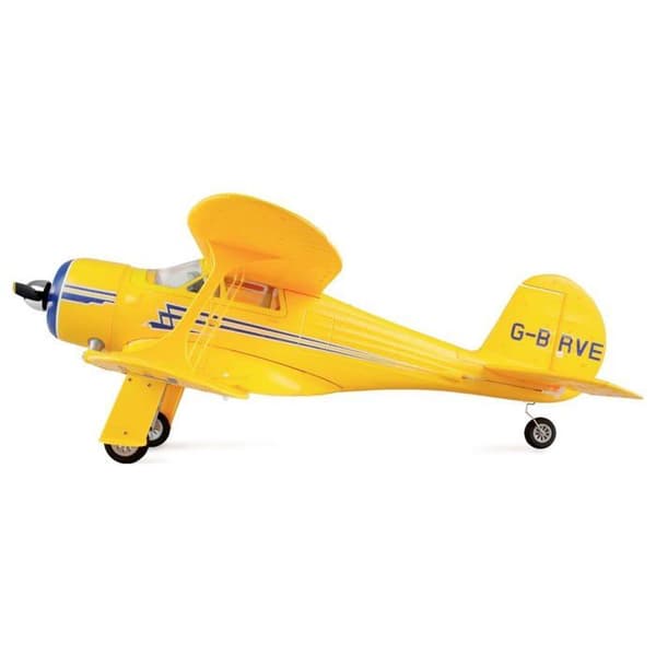 Amewi AMXFlight Beech D17s Yellow Motorized RC Airplane Ready to Run (RtR) 550 mm