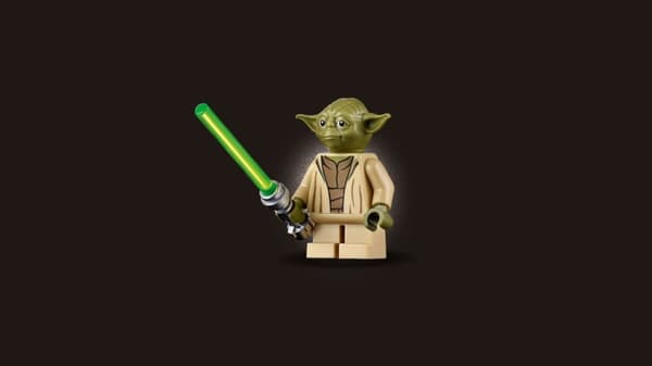 LEGO® Star Wars 75255 Yoda, byggsats, minifigur, ljussabel, med displaystativ
