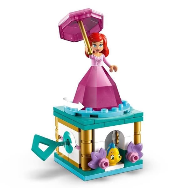 LEGO | Disney Princess 43259 Spinning Ariel - Byggspel för tjejer från 5 år och uppåt