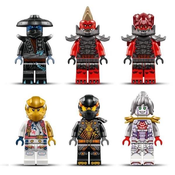 LEGO NINJAGO 71834 Zanes Ultra Combo Robot - 4-i-1 byggset för åldrar 9