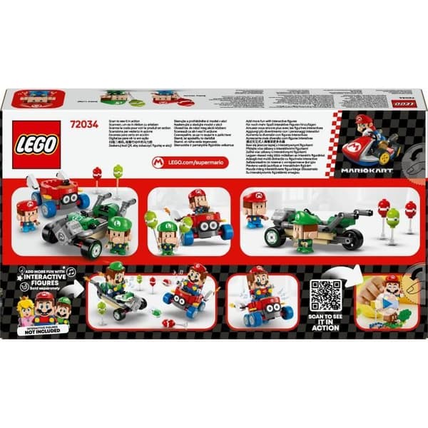LEGO Super Mario 72034 Mario Kart  Baby Mario vs Baby Luigi  Nintendo present