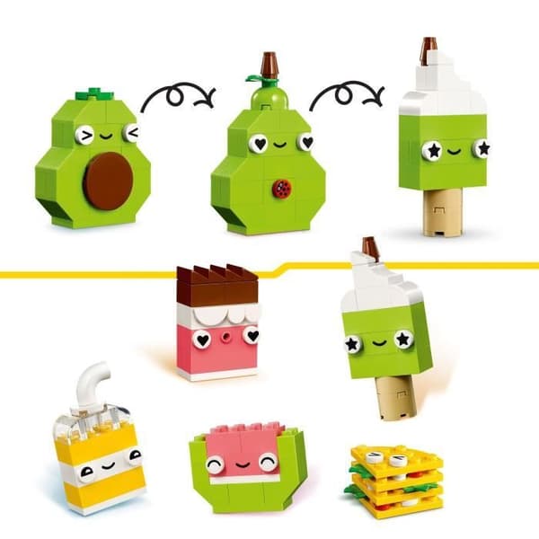 LEGO Classic 11039 Creative Foods - Byggleksak för barn från 4 år och uppåt
