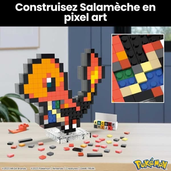 MEGA-Pok?mon-Salam?che-Retro bygglåda 349 delar - MEGA Pok?mon - HTH76