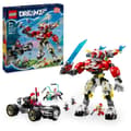 Miniatyrbild 1 av 9: LEGO DREAMZzz 71497 Cooper's Tiger Robot och Zero's Racer - 3-i-1 byggleksak