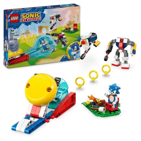 LEGO Sonic the Hedgehog 77001 Sonics Campfire Conflict Toy för barn från 7 år och uppåt