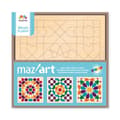 Miniatyrbild 1 av 4: Dekorativ mosaik att måla - Mazafran - Set med 3 mosaiker - 10 delar - Trä - Blandat
