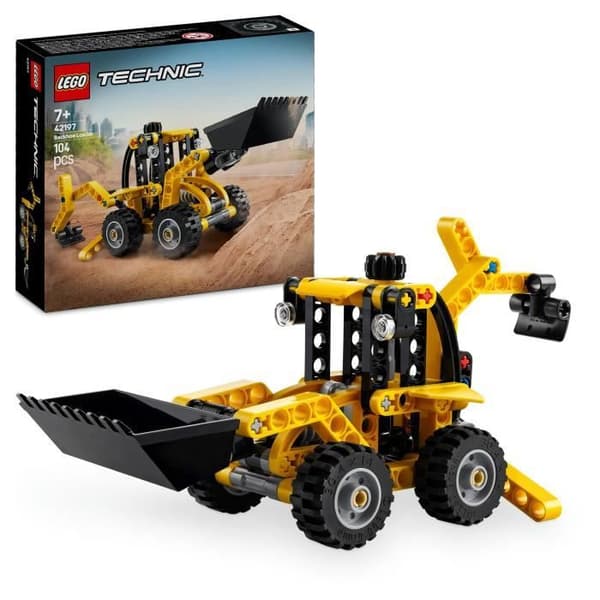 LEGO Technic 42197 Grävlastare - Byggspel och present för pojkar från 7 år och uppåt