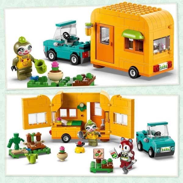 LEGO Animal Crossing 77054 Racines husvagns- och trädgårdsställ - Leksaksbil
