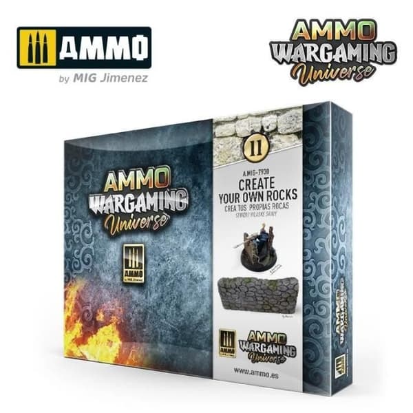 MIG JIMENEZ AMMO WARGAMING UNIVERSE 11 - SKAPA DIN EGEN ROCKS AMMO AV