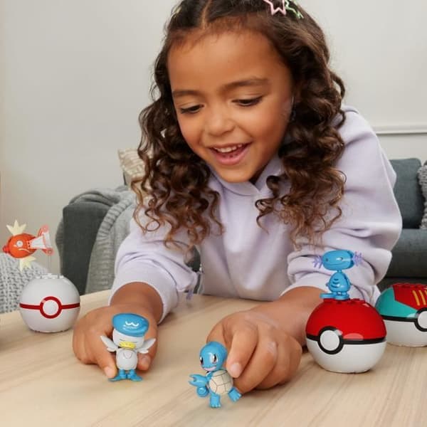 MEGA Pokémon-Tränare av Vattentyp - Byggsats - 6 år+- JCT42