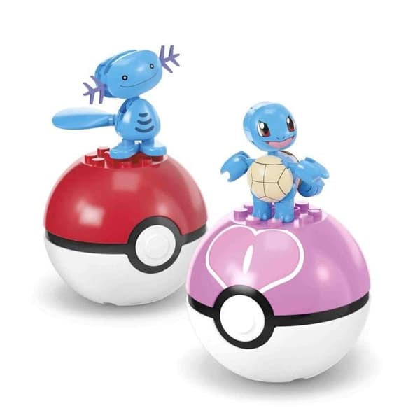 MEGA Pokémon-Tränare av Vattentyp - Byggsats - 6 år+- JCT42