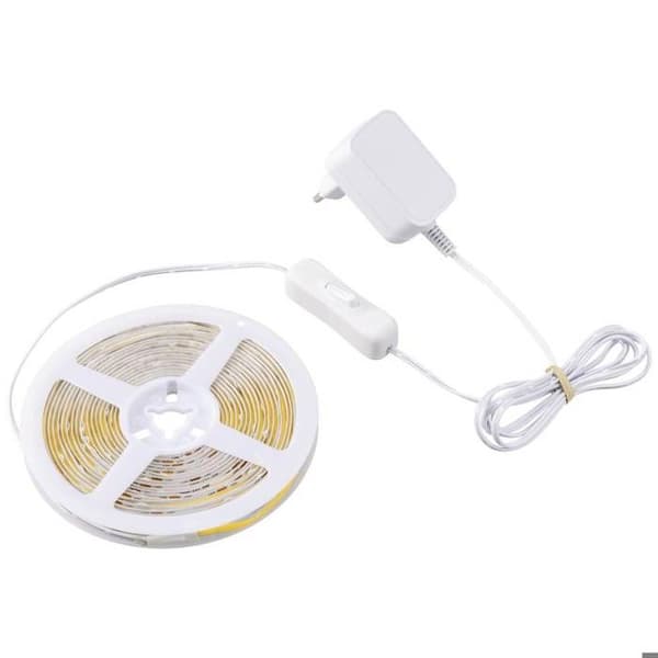 Sygonix SY-5773490 LED-remsa 230 V 5000 mm varmvit 1 st.