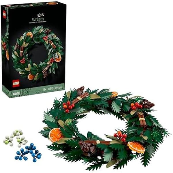 Dekoration - LEGO - Ikoner Grinalda - Semesterkrans - Flerfärgad - DIY