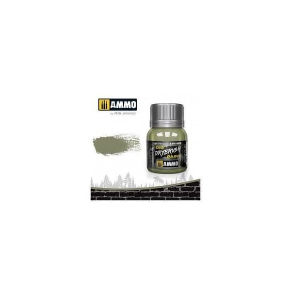 MIG - DRYBRUSH LJUS OLIVGRÖN 40 ML BURK - MIG0608 AMMO BY MIG JIMEN