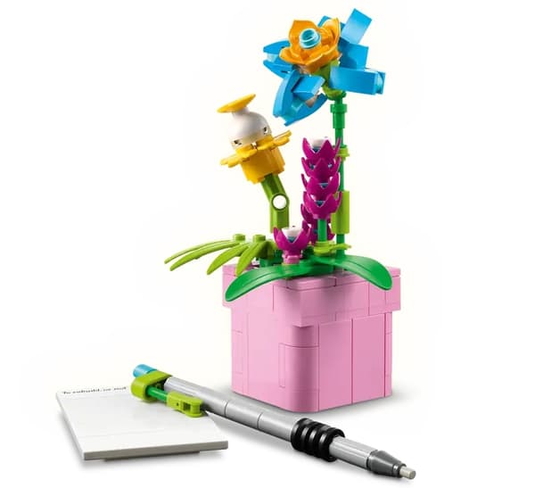 LEGO Skrivemaskin med blomster