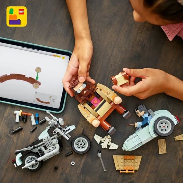 LEGO Gygrid og Harrys motorsykkeltur