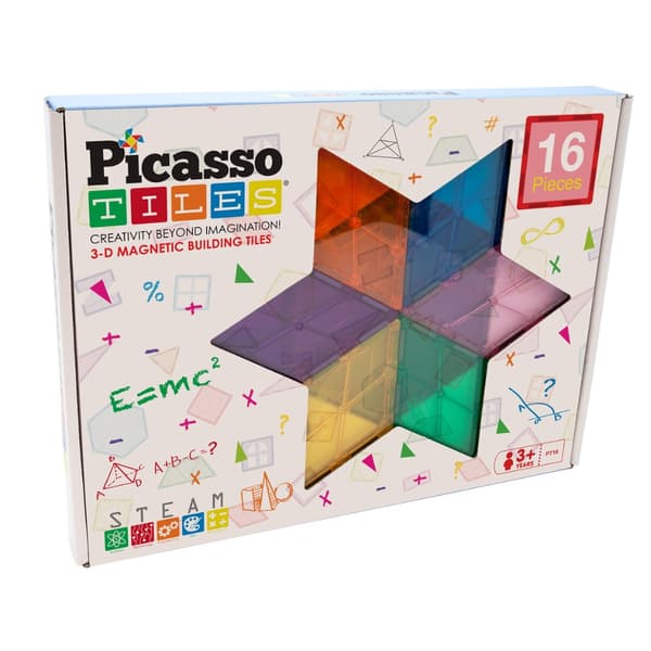 Picasso Tiles Sæt med geometriske stilarter (PT16)