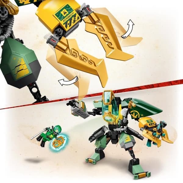 LEGO® 71750 NINJAGO® Lloyd's Hydro Mech ubåtsbyggsats, NINJAGO® minifigur för barn med Ll minifigur