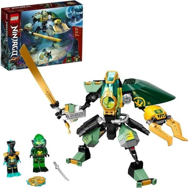 LEGO® 71750 NINJAGO® Lloyd's Hydro Mech ubåtsbyggsats, NINJAGO® minifigur för barn med Ll minifigur