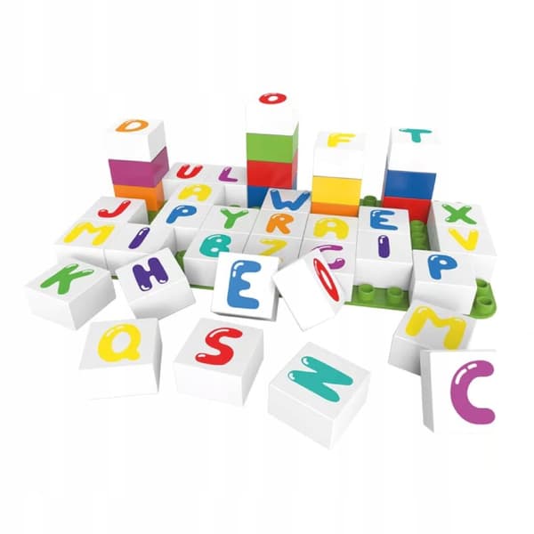 Lær BIOBUDDi Letters Educational Set Ecological Blocks at kende