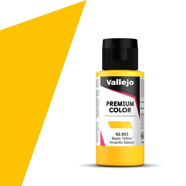 Vallejo Premium Color 62.003 Basic Yellow