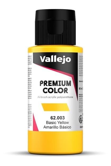 Vallejo Premium Color 62.003 Basic Yellow