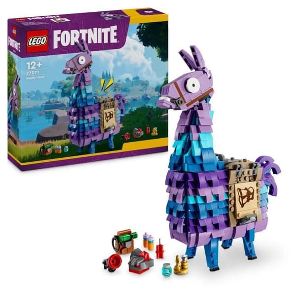 LEGO Fortnite 77071 Supply Llama  Minifigur inspirerad av videospelet för tonåringar