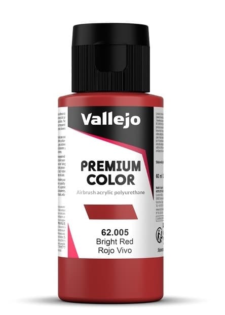 Vallejo Premium farve 62.005 lys rød