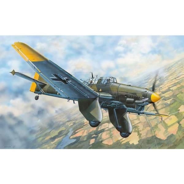 Militärflygplansmodell: Junkers JU-87A Stuka