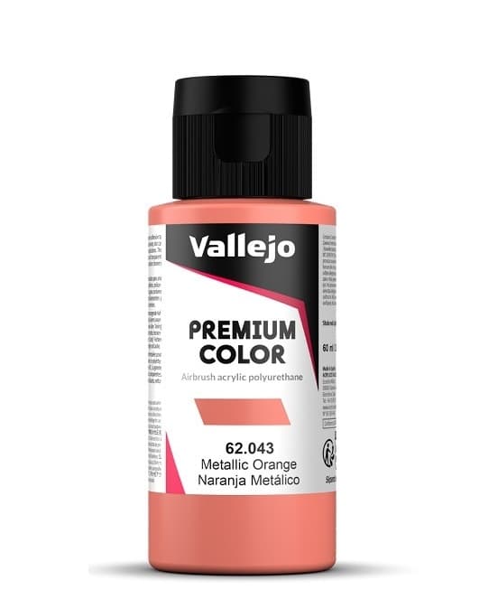 Vallejo Premium farve 62.043 Metallic Orange