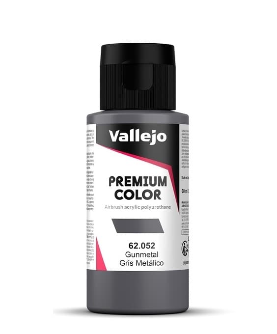 Vallejo Premium farve 62.052 Gunmetal