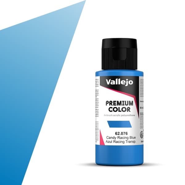 Vallejo Premium Color 62.076 Candy Racing Blue