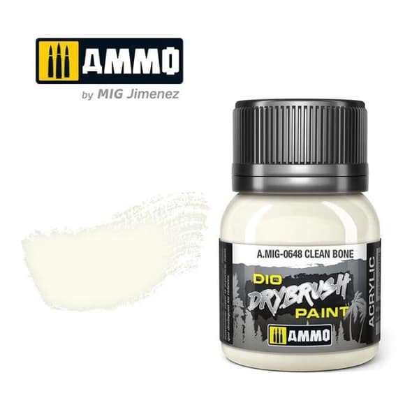 MIG JIMENEZ DRYBRUSH CLEAN BONE AMMO BY MIG JIMENEZ A.MIG-0648