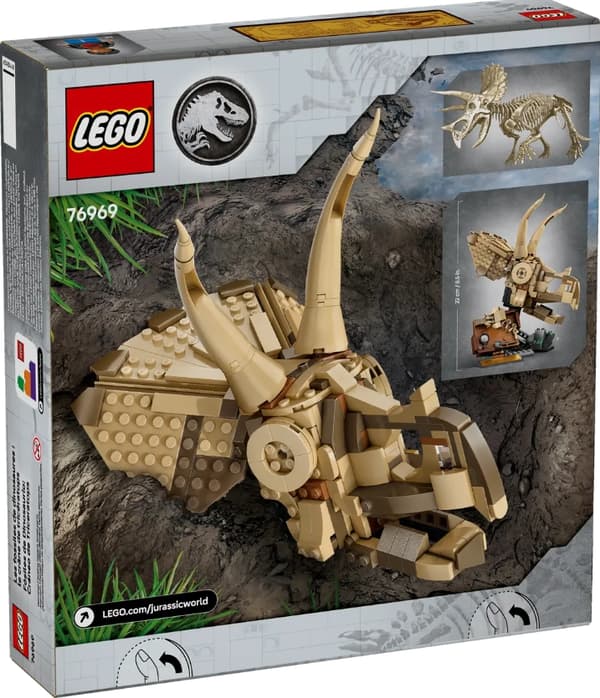 LEGO Jurrasic World - Triceratops Hodeskalle