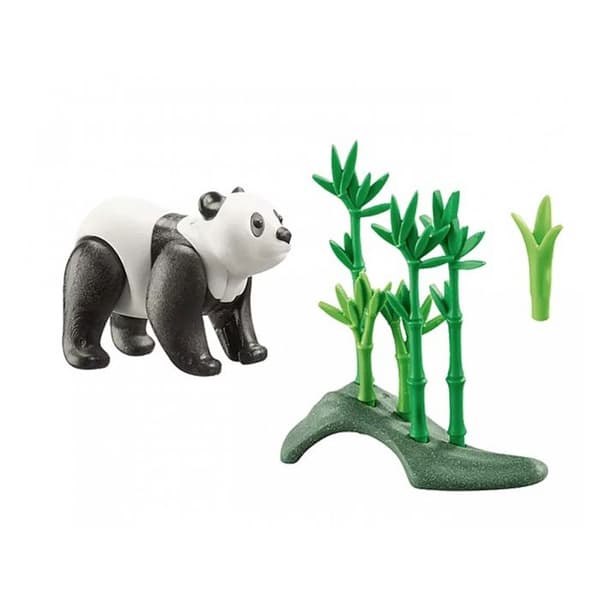 Byggspel - PLAYMOBIL - PANDA WILTOPIA - Blandade material - Ålder 4 år - Flerfärgad