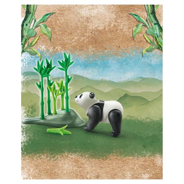 Byggspel - PLAYMOBIL - PANDA WILTOPIA - Blandade material - Ålder 4 år - Flerfärgad