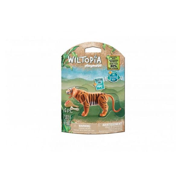 Byggspel - PLAYMOBIL - 71055 Wiltopia Tiger - Orange - Blandat - Barn