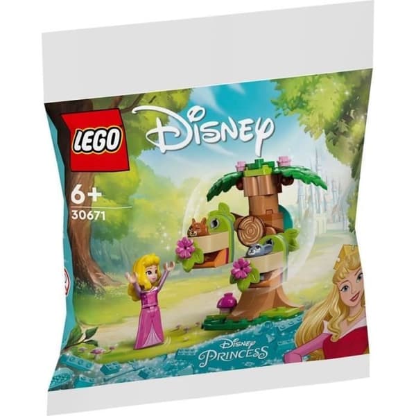 Byggleksak - LEGO - Auroras lekplats i skogen - 60 delar - Disney Princesser - Unisex