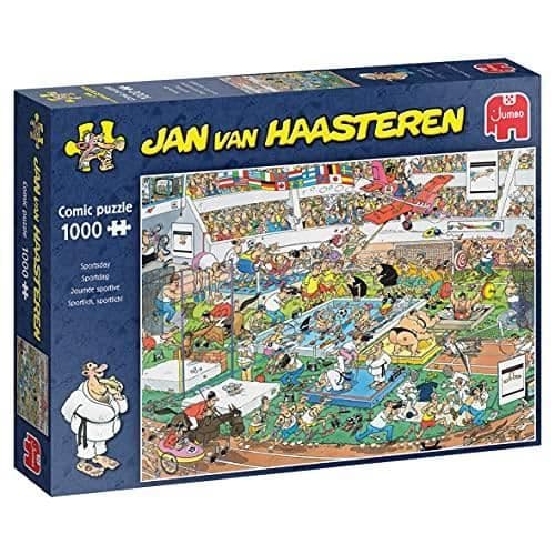 Pussel - Jumbo - Jan van Haasteren - Sportig - 1000 bitar - Flerfärgad