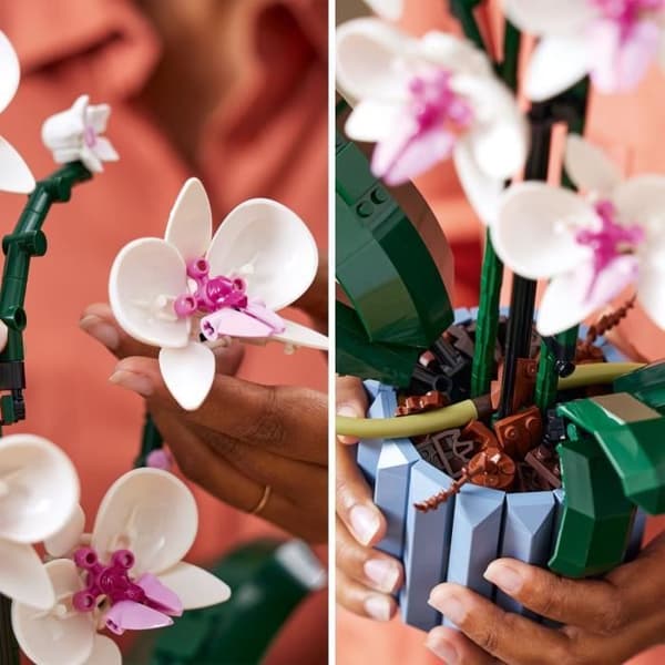 LEGO® Icons 10311 Orkidéen konstgjorda blomväxter inomhus, heminredning