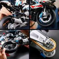 Miniatyrbild 3 av 6: LEGO® Technic 42130 BMW M 1000 RR, BMW Motorcykelkonstruktion, Moto GP-modellsats, skala 1:5, Biker-present, för vuxna