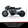 Miniatyrbild 5 av 6: LEGO® Technic 42155 Batman's Batcycle Model Building Motorcykelleksak Samlarobjekt