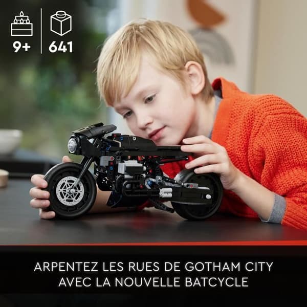 LEGO® Technic 42155 Batman's Batcycle Model Building Motorcykelleksak Samlarobjekt