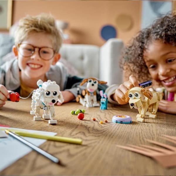 LEGO® Creator 3-i-1 31137 Bedårande hundar, tax, mops, pudelminifigurer, barn från 7 år
