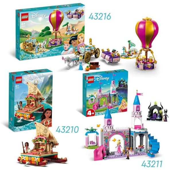 LEGO® Disney Princess 43211 Auroras slottleksak med törnrosa minifigur