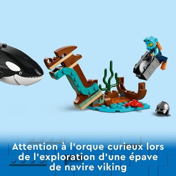 LEGO® City 60368 Arctic Exploration Ship, stor flytande båtleksak, barngåva