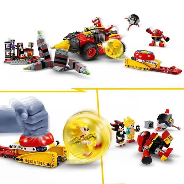 LEGO® Sonic the Hedgehog 76999 Super Sonic vs. Egg Drillster, med Shadow och Dr. Eggman
