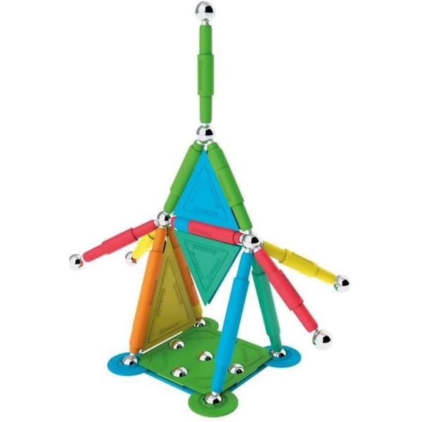 Supermag leksak magnetisk Colorstix stål röd/gul 50 st