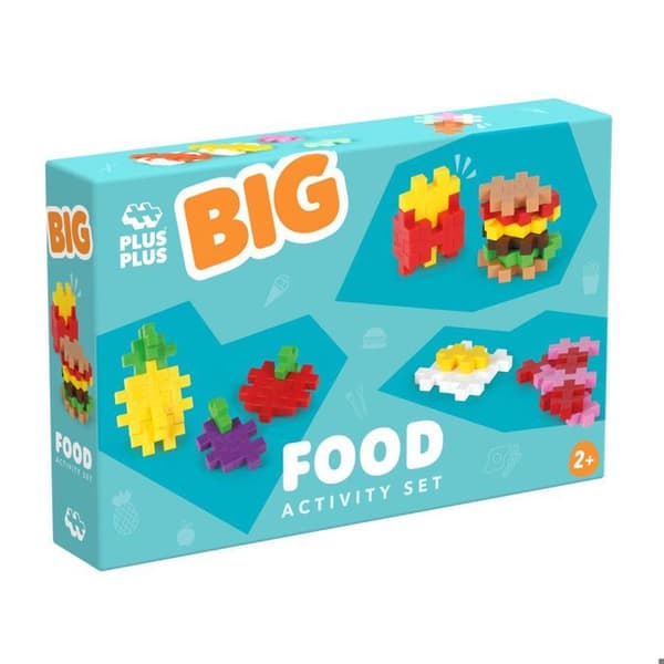 Set aktiviteter BIG 50 bitar modell Foodies - Plus Plus